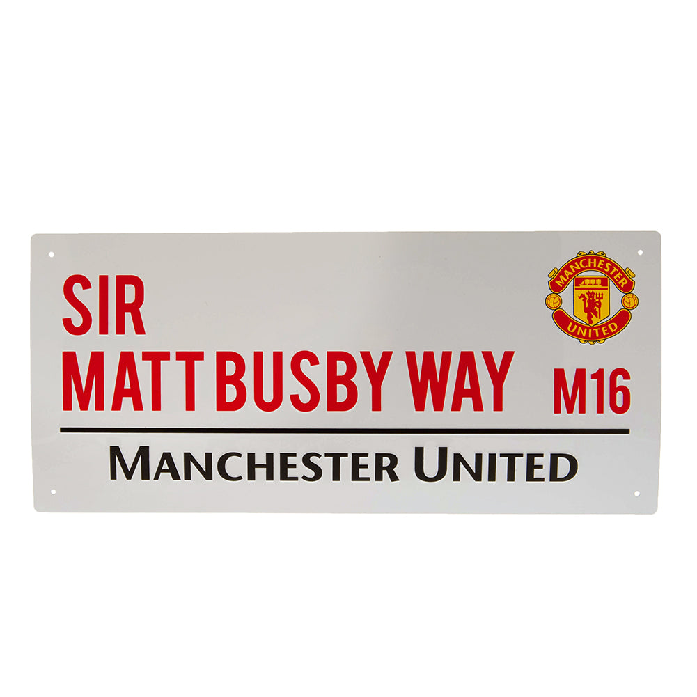 Manchester United FC - Street Sign MB - New Metal Signs