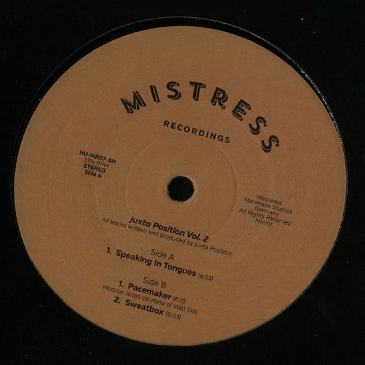 Juxta Position - Vol. 2 - New Vinyl Record 12"