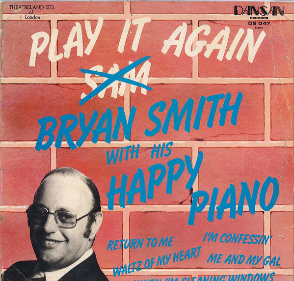Bryan Smith - Play It Again - Used Vinyl Record