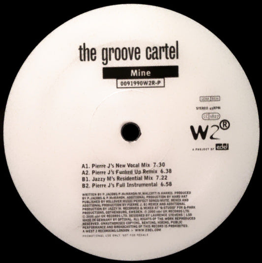 Groove Cartel - Mine - Used Vinyl Record 12"