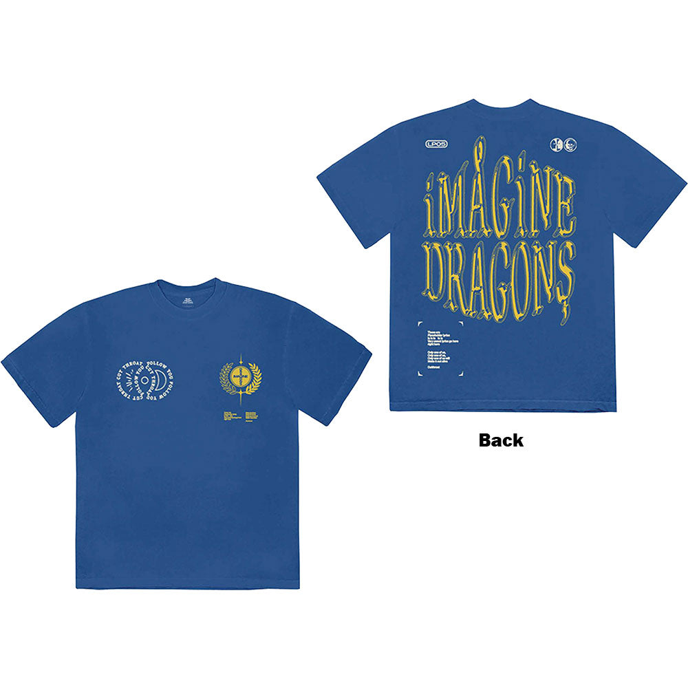Imagine Dragons - tshirt - Unisex - Short Sleeves - Large