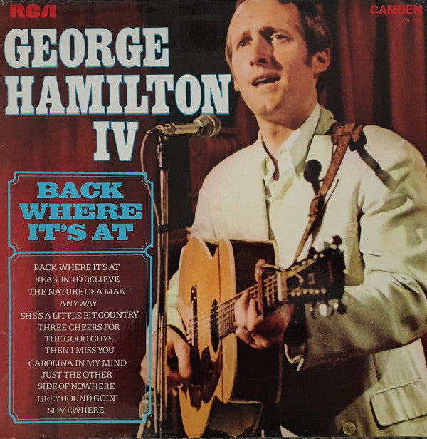 George Hamilton IV - Back Where It's At - Used Vinyl Record
