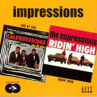 IMPRESSIONS - ONE BY ONE / RIDIN' HIGH - CD