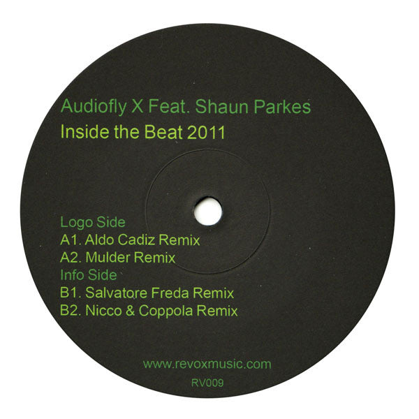 Audiofly - Inside The Beat 2011 - New Vinyl Record 12"