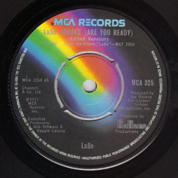 LaSo - Square (Are You Ready) - Used Vinyl Record 7"