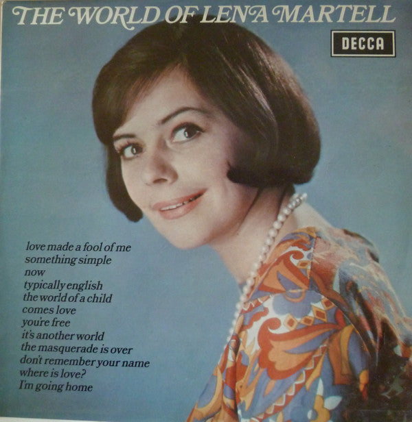 Lena Martell - World Of - Used Vinyl Record