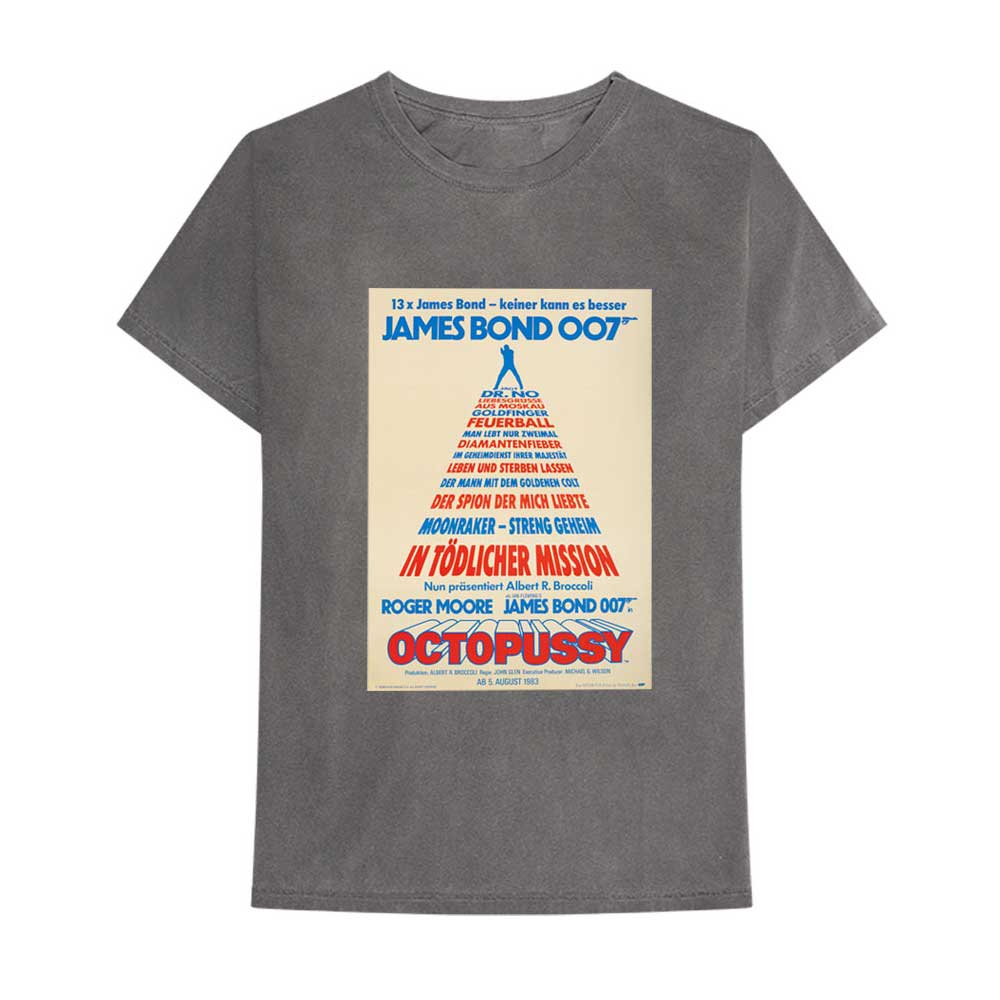 James Bond 007 - tshirt - Unisex - Short Sleeves - 2X-Large