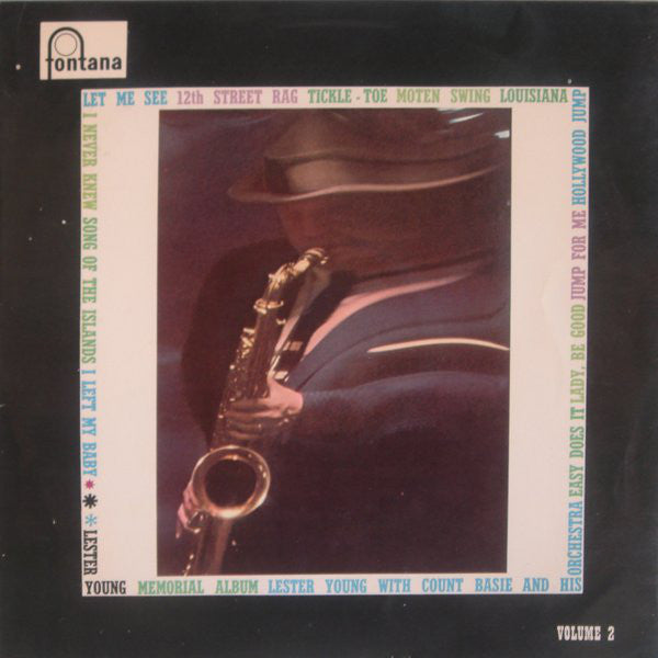 Lester Young - Memorial Album Volume 2 - Used Vinyl Record