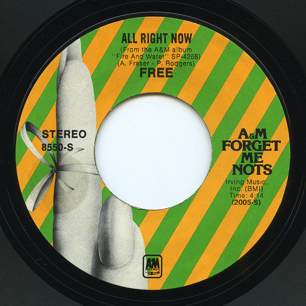 Free - All Right Now / The Stealer - Used Vinyl Record 7"