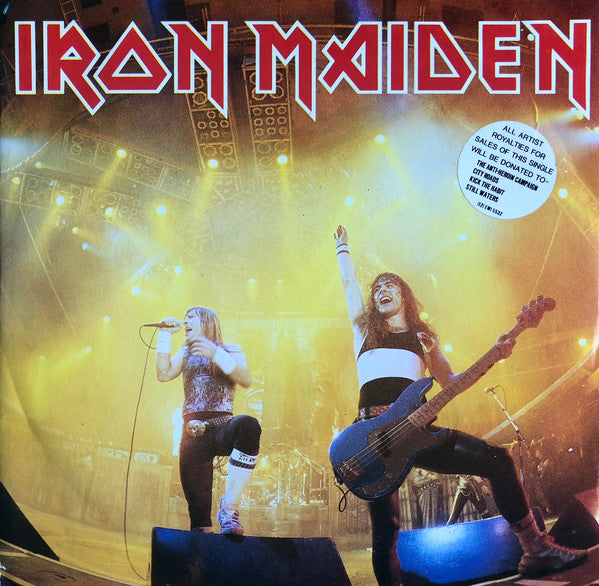 Iron Maiden - Running Free - Used Vinyl Record 12"