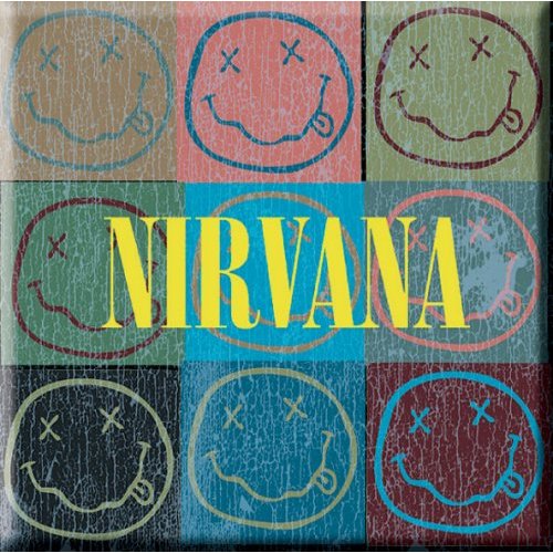Nirvana - Fridge Magnet: Smiley Blocks - TV Memorabilia Fridge Magnets