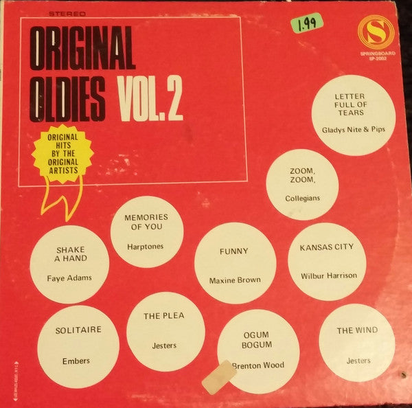 Various - Original Oldies Vol. 2 - Used Vinyl Record