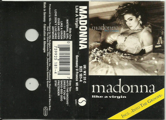 Madonna - Like A Virgin - Used Cassette