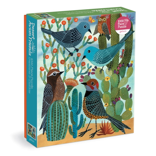Galison - Desert Avian Friends 1000 Piece Puzzle - New Jigsaw Puzzle