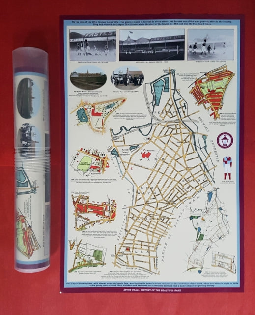 Aston Villa History of The Beautiful Name - Illustrated Old Maps Prese