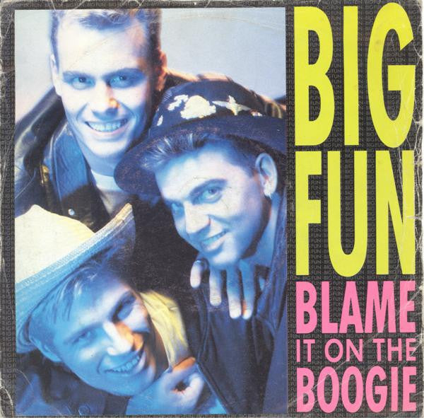 Big Fun - Blame It On The Boogie - Used Vinyl Record 7