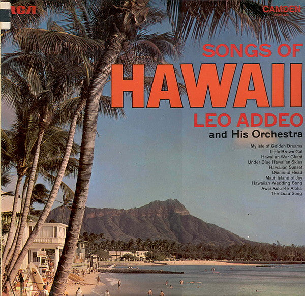 Leo Addeo And His Or - Songs Of Hawaii - Used Vinyl Record