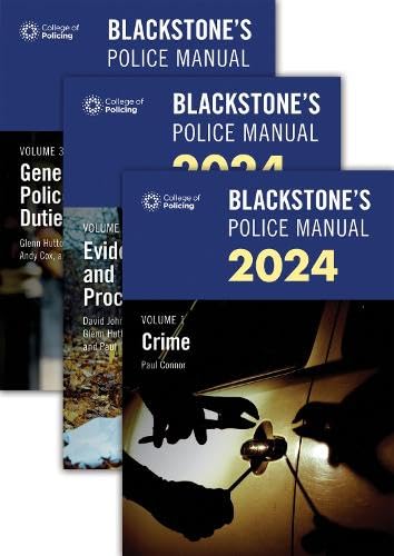 Dave Johnston - Blackstone's Police Manuals Three Volume Set 2024