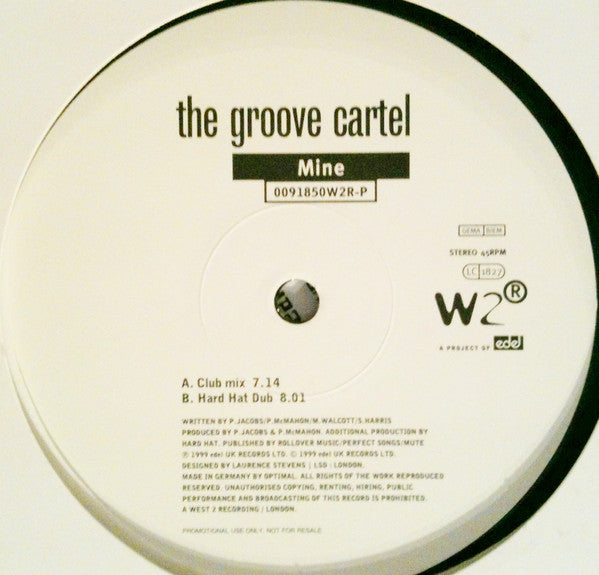 Groove Cartel - Mine - Used Vinyl Record 12"