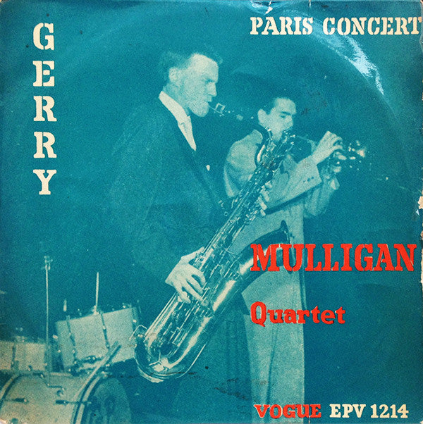 Gerry Mulligan Quart - Paris Concert - Used Vinyl Record 7"
