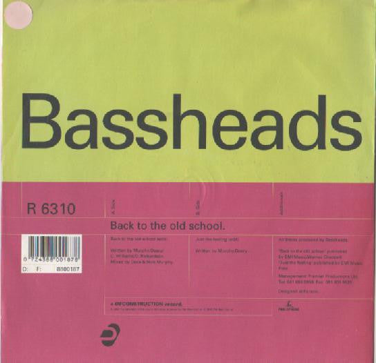 Bassheads - Back To The Old School - Used Vinyl Record 7"