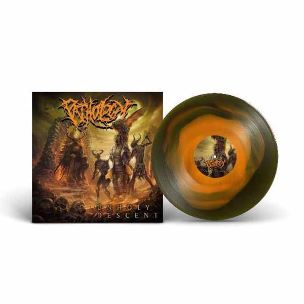 PATHOLOGY - UNHOLY DESCENT (GREEN/ORANGE VINYL) - Vinyl Record