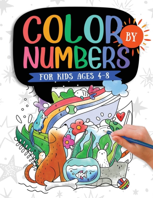 Press - Color by Numbers For Kids Ages 4-8  Dinosaur, Sea Life, Animal