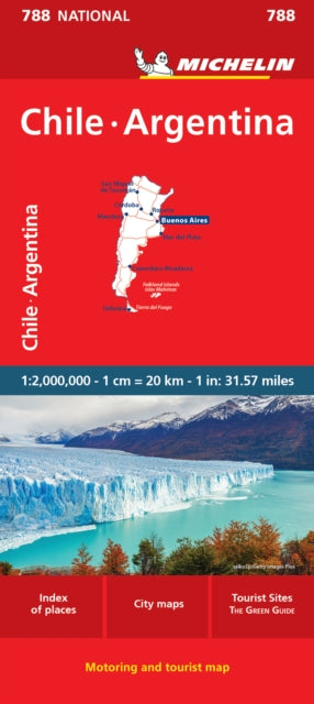 Michelin - Chile Argentina -  National Map 788 : Map - New Sheet map