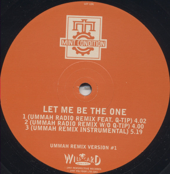 Mint Condition - Let Me Be The One - Used Vinyl Record 12"