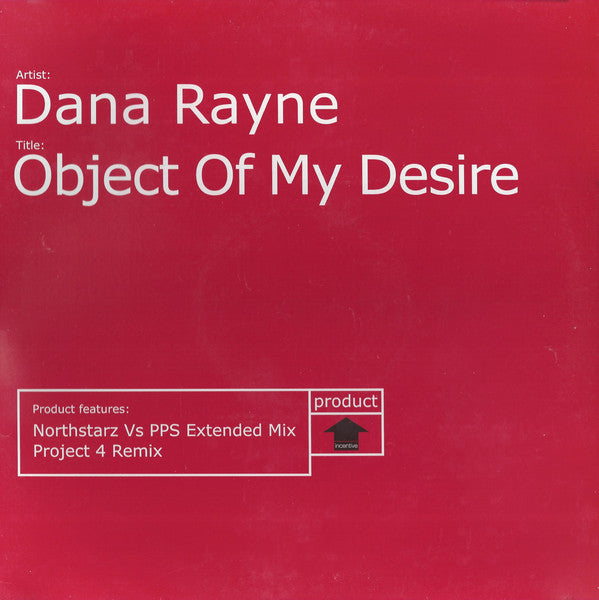 Dana Rayne - Object Of My Desire - Used Vinyl Record 12"