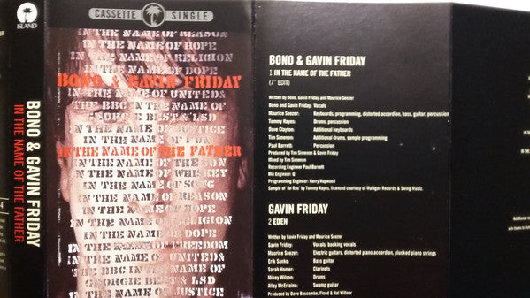 Bono - In The Name Of The Father - Used Cassette