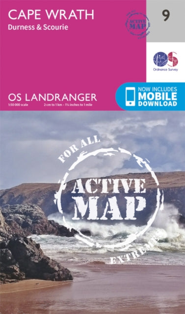 Ordnance Survey - Cape Wrath, Durness & Scourie : 009 - New Sheet map