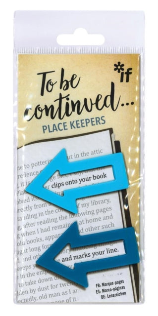 To Be Continued... Place Keepers - Blues - Non-book item