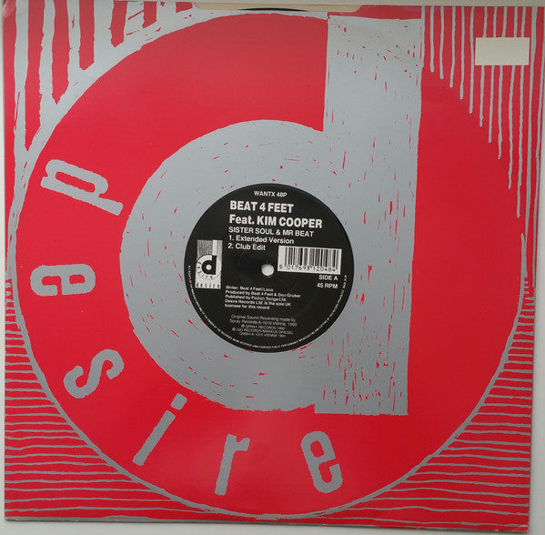 Beat 4 Feet - Sister Soul & Mr Beat - Used Vinyl Record 12"