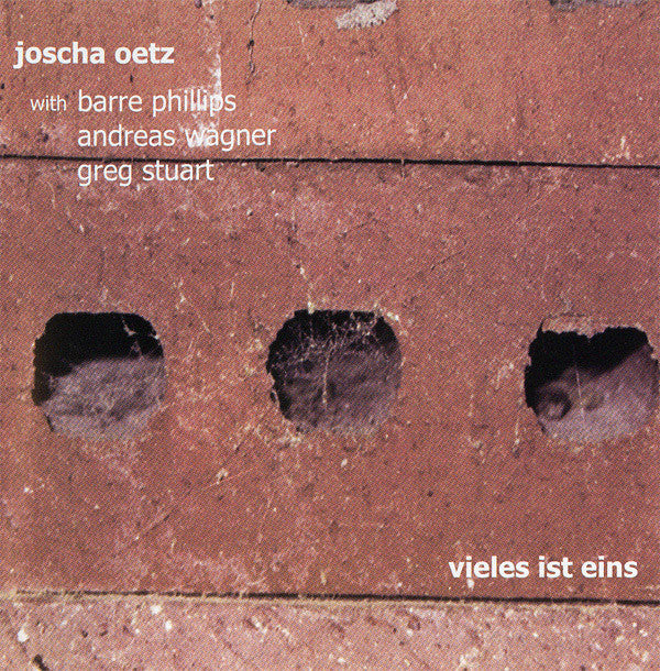 Joscha Oetz - Vieles Ist Eins - Used CD