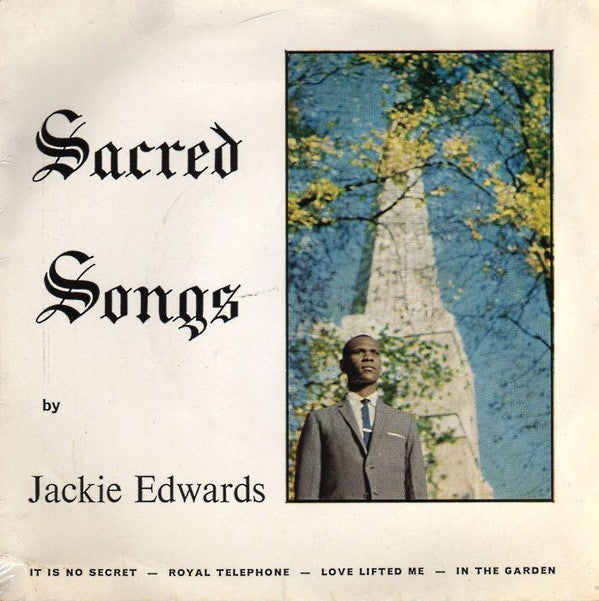 Jackie Edwards - Sacred Songs - Used Vinyl Record 7"