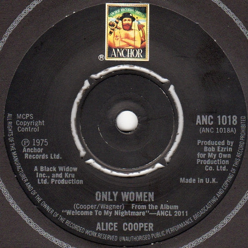 Alice Cooper - Only Women - Used Vinyl Record 7"