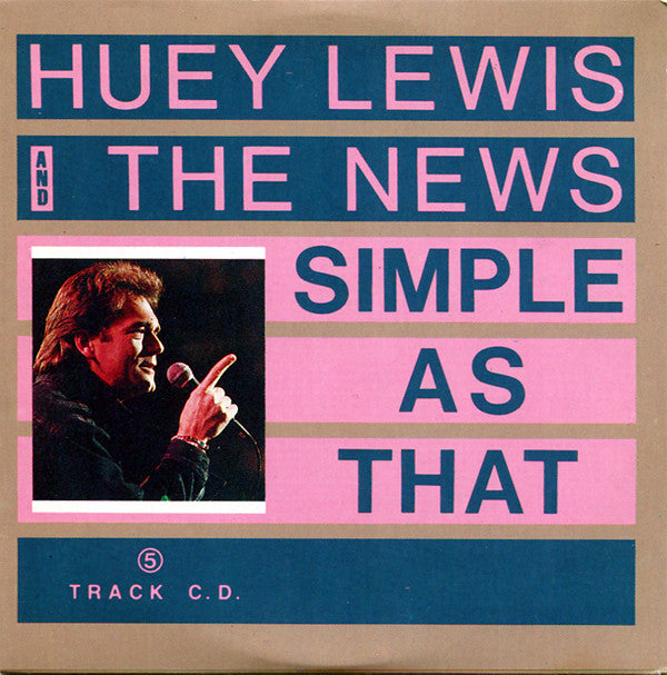 Huey Lewis & The New - Simple As That - Used CD
