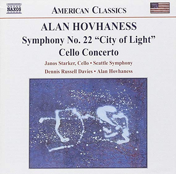 Alan Hovhaness - Symphony No.22 "City Of Light" / Cello Concerto - Us