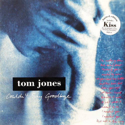 Tom Jones - Couldn't Say Goodbye - Used Vinyl Record 12"