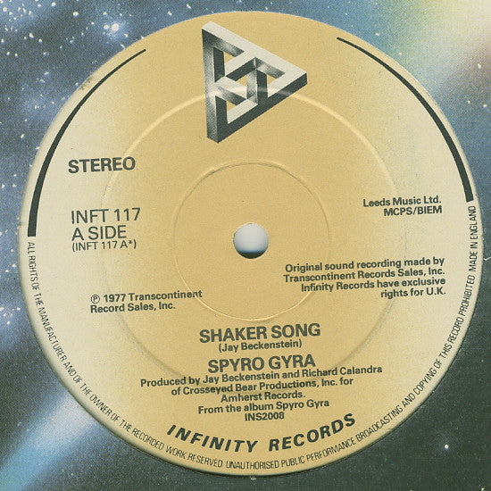 Spyro Gyra - Shaker Song - Used Vinyl Record 12"