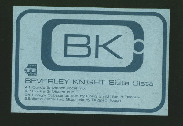 Beverley Knight - Sista Sista - Used Vinyl Record 12"