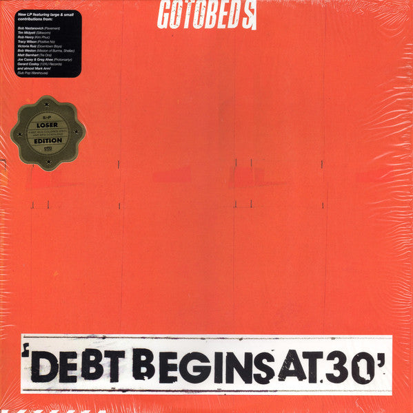 Gotobeds - Debt Begins At 30 - Used Vinyl Record