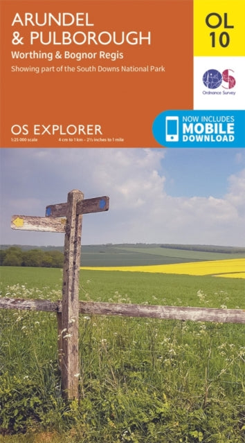 Ordnance Survey - Arundel & Pulborough, Worthing & Bognor Regis : OL 1