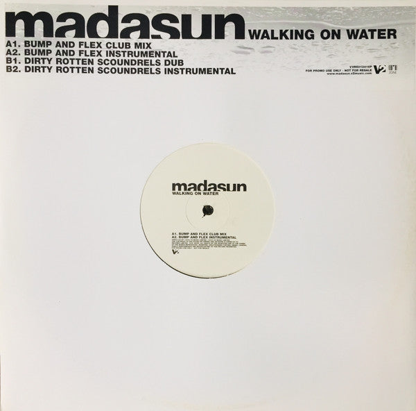 Madasun - Walking On Water - Used Vinyl Record 12"