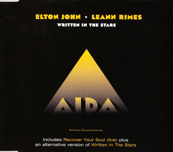 Elton John - Written In The Stars - Used CD