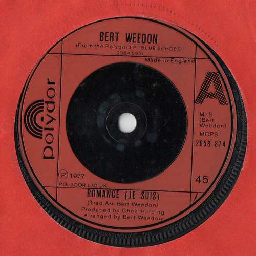Bert Weedon - Romance - Used Vinyl Record 7"