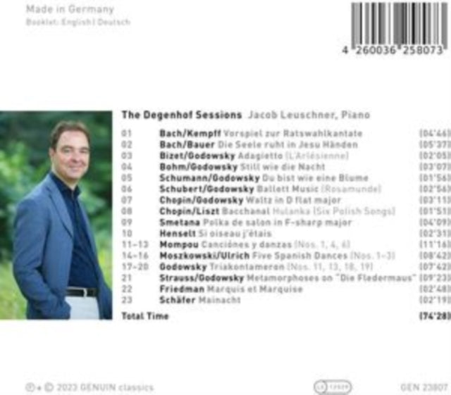 JACOB LEUSCHNER - DEGENHOF SESSIONS - CD