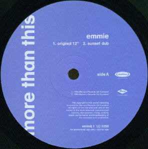 Emmie - More Than This - Used Vinyl Record 12"