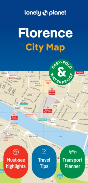 Lonely Planet - Florence City Map - New Sheet map